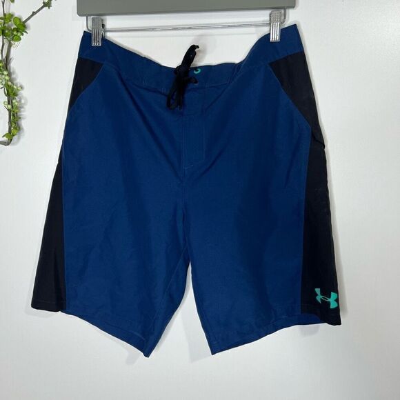 Under Armour Men’s Swim Board Shorts Bundle Blue Gray 34W - Picture 2 of 10